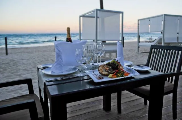 Hotel Bavaro Princess romantic dinner on the beach